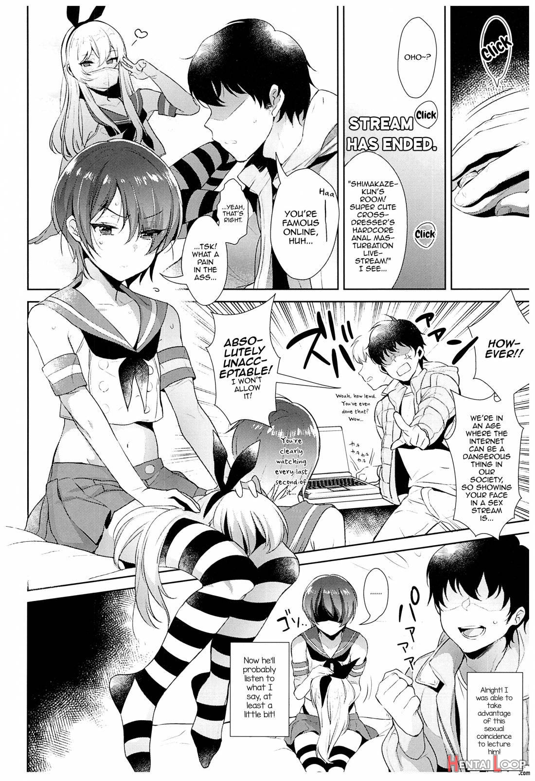 Haishin! Shimakaze-kun no Heya Soushuuhen page 14