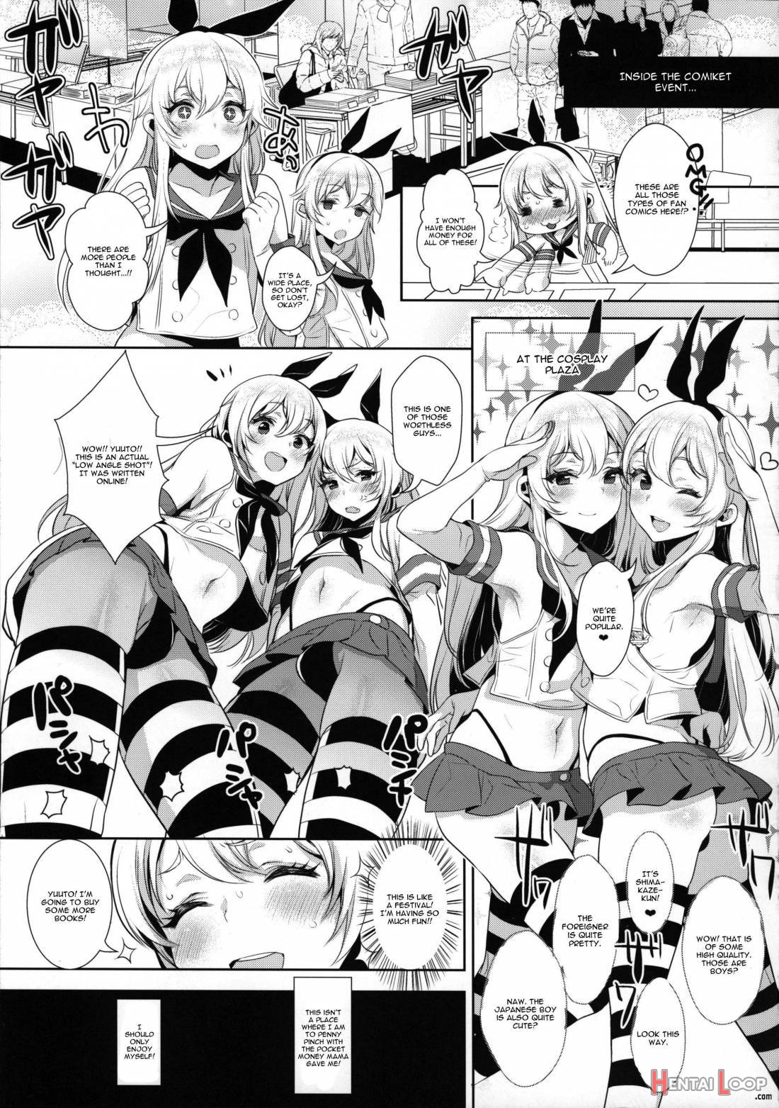 Haishin! Shimakaze-kun no Heya Soushuuhen page 38