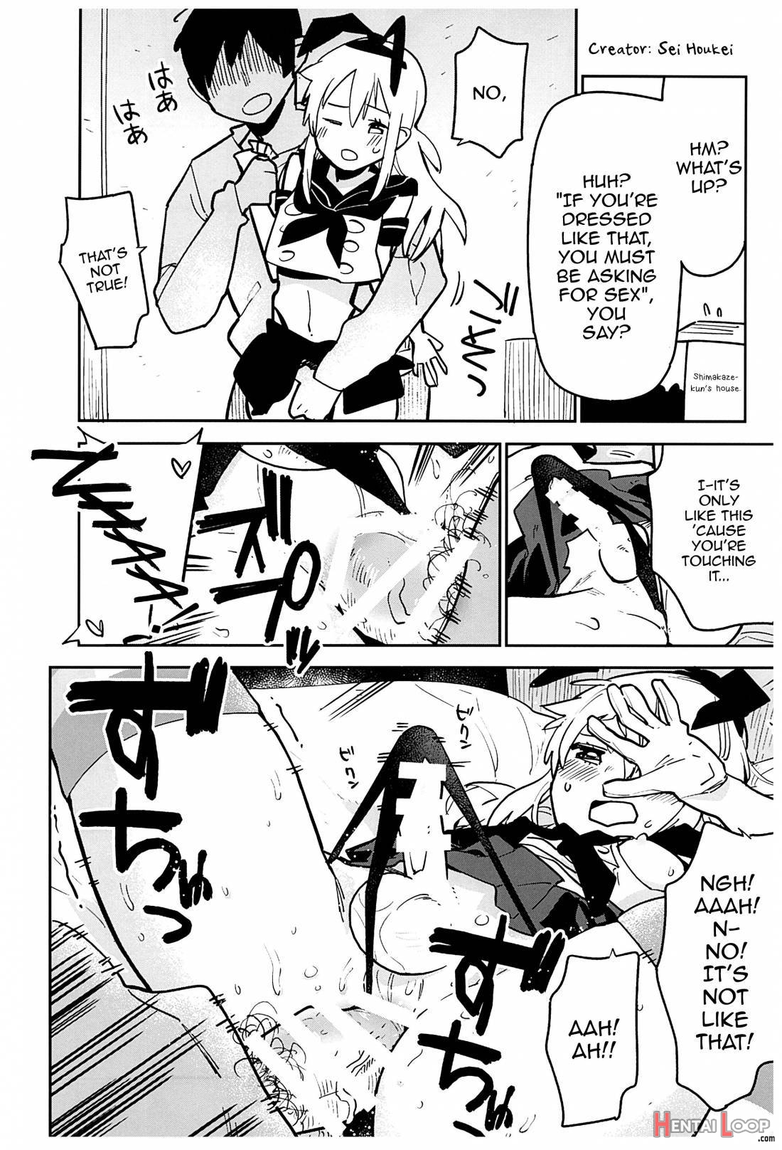 Haishin! Shimakaze-kun no Heya Soushuuhen page 99