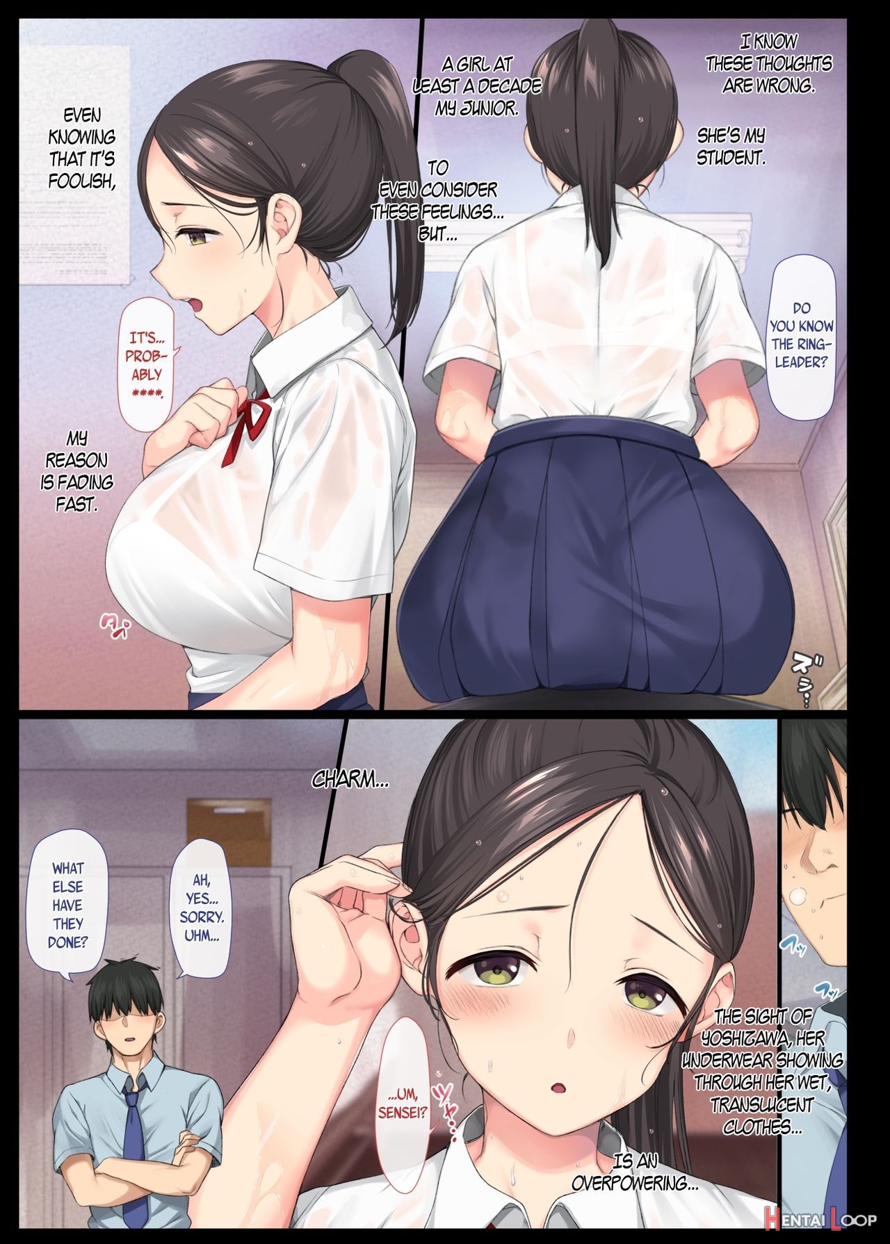 Introverted Beauty Gets Raped Over And Over By Her Homeroom Teacher page 9