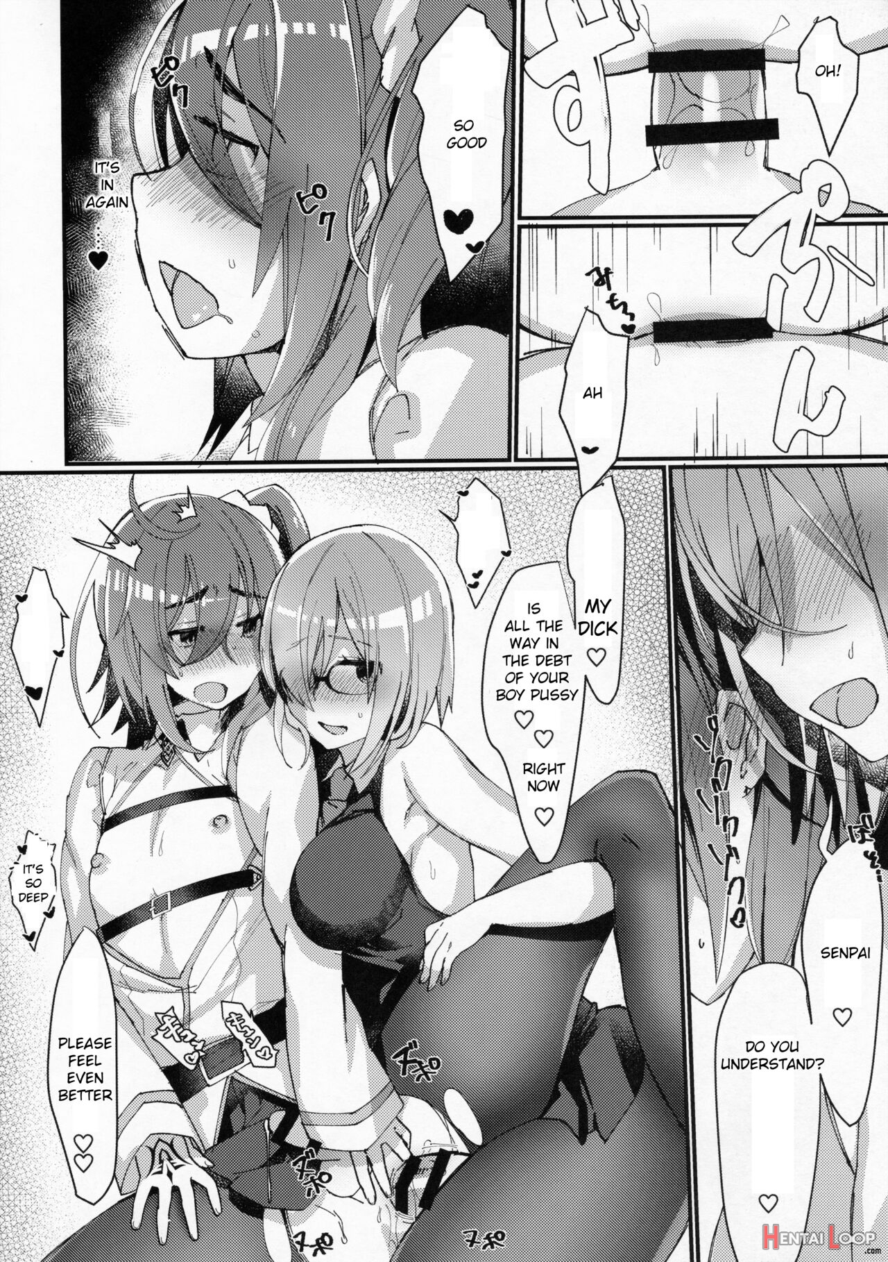 Josou Saserarete Futanari Kouhai Servant Ni Onnanoko Ni Sarechau Hon page 16