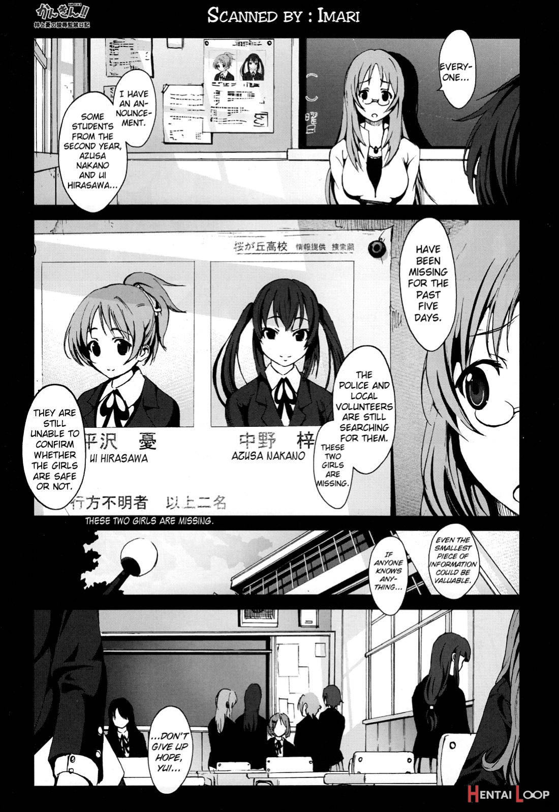 Kankin!! Azusa to Ui no Ryoujoku Kankin Nikki page 2