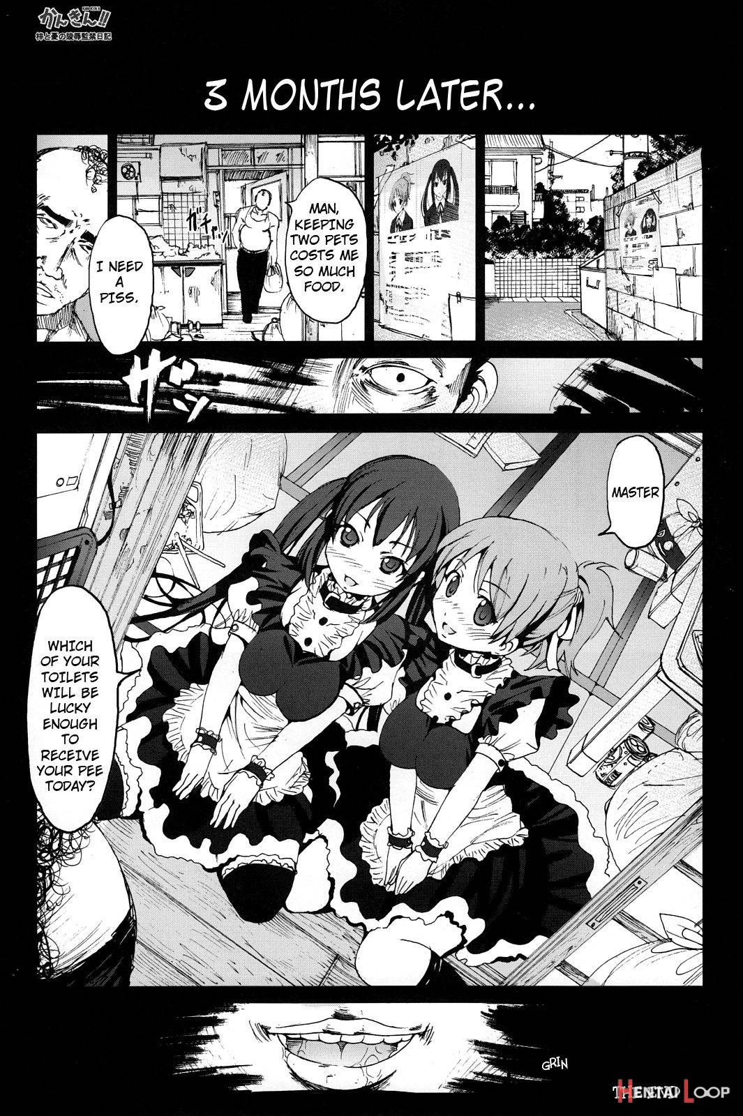 Kankin!! Azusa to Ui no Ryoujoku Kankin Nikki page 24