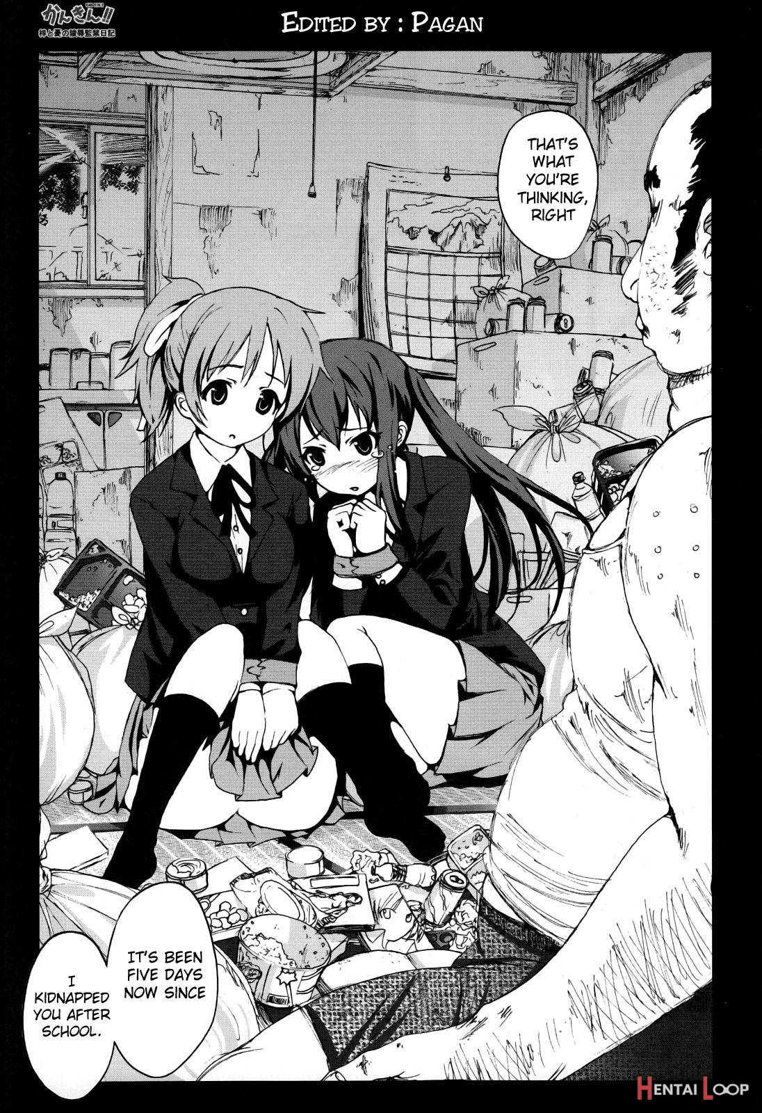 Kankin!! Azusa to Ui no Ryoujoku Kankin Nikki page 4