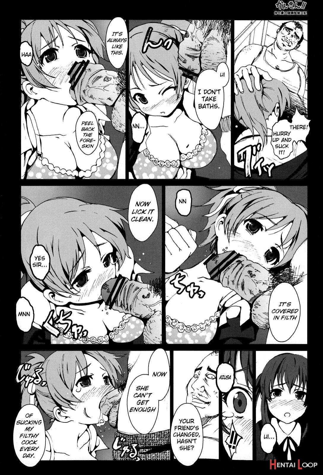 Kankin!! Azusa to Ui no Ryoujoku Kankin Nikki page 7