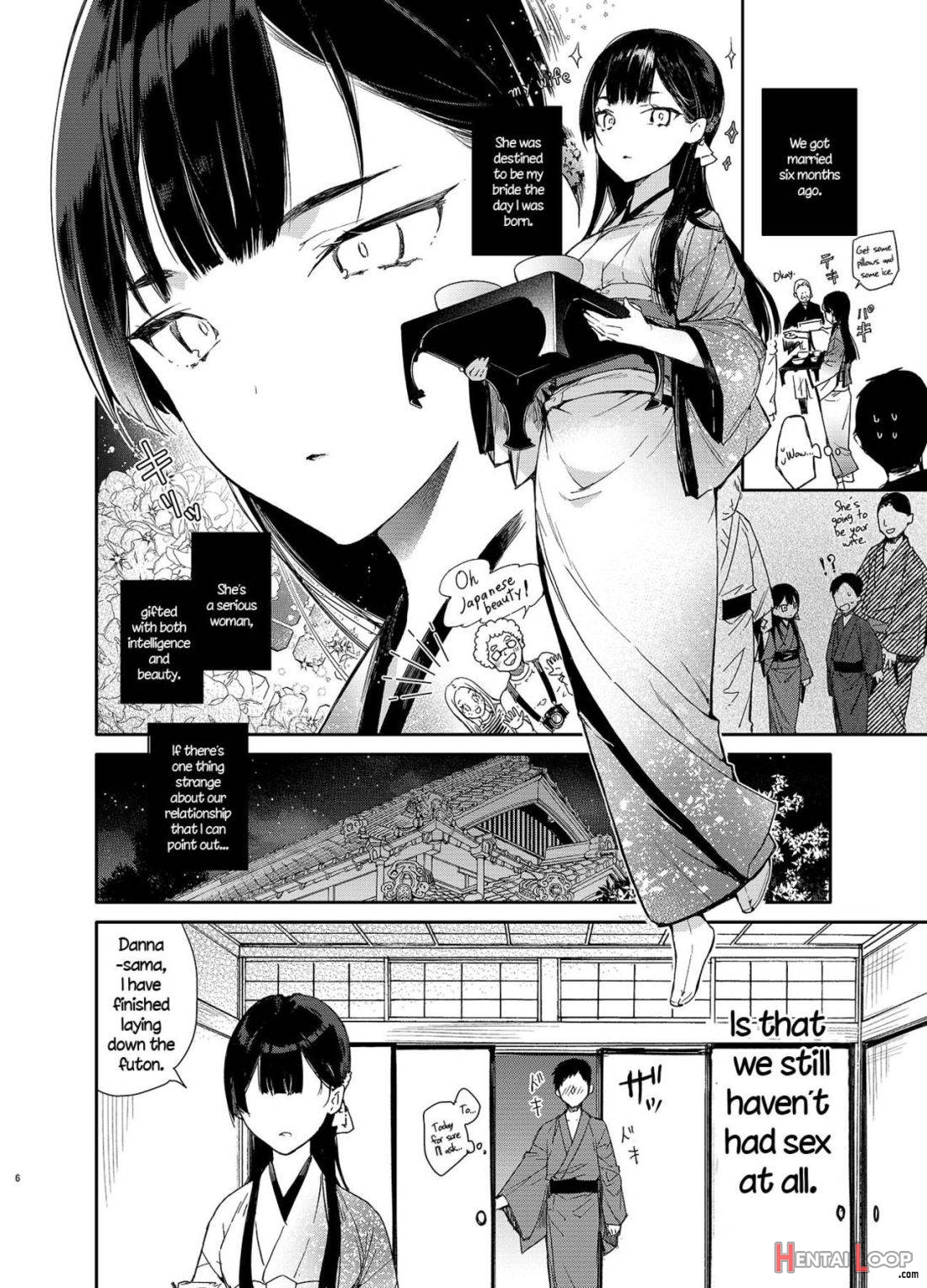 Kitsume na Kimono Niizuma to Kyoukotoba Ecchi page 3