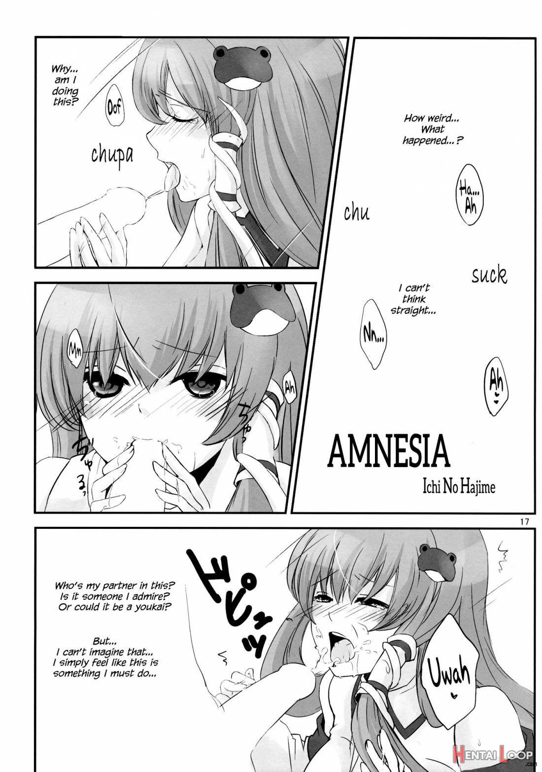 Kozukuri Shimashou Sanae-sama! page 16