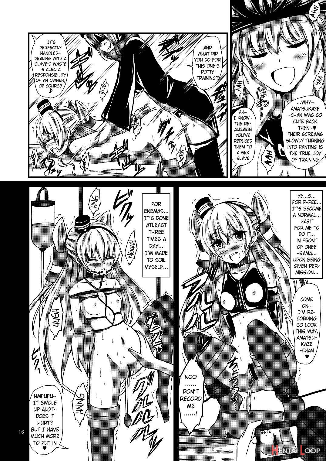 Kuubo Wo-Kyuu-chan no Amatsukaze Yuri Dorei Choukyou ~Shuuchi 3P Choukyou Hen~ page 17