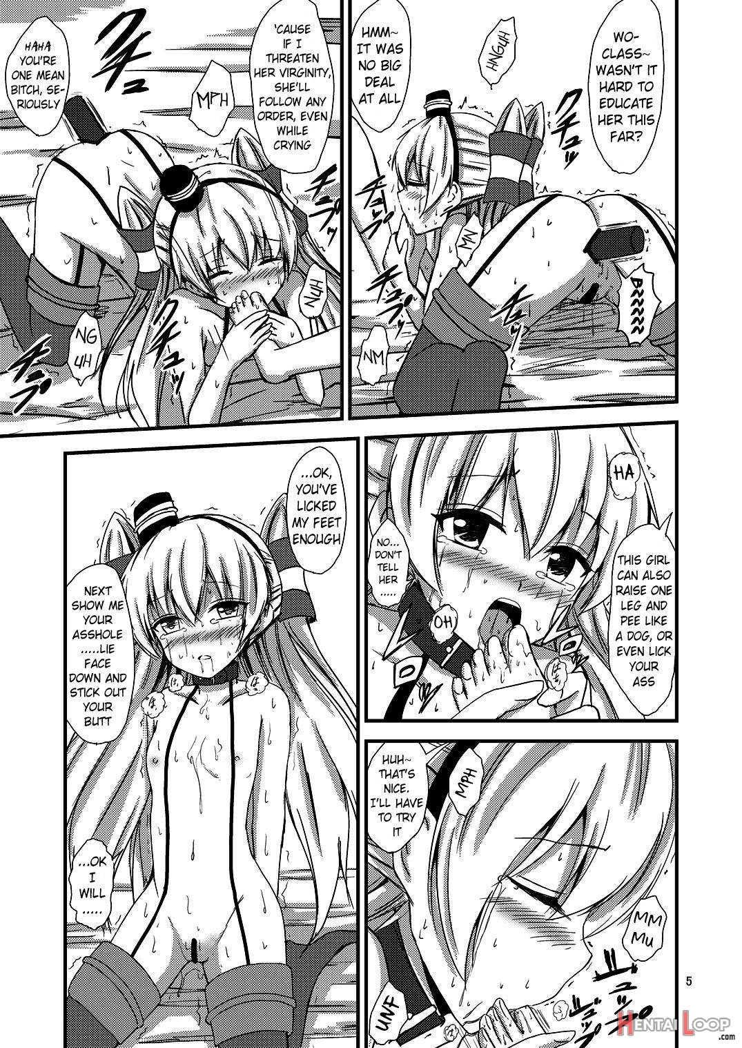 Kuubo Wo-Kyuu-chan no Amatsukaze Yuri Dorei Choukyou ~Shuuchi 3P Choukyou Hen~ page 6