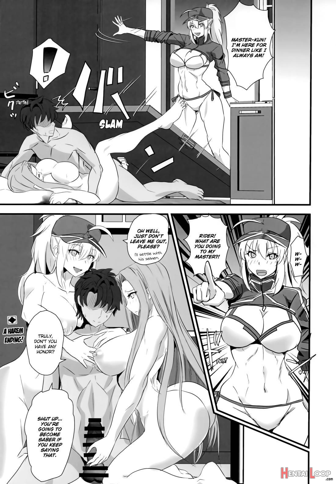 Living Together With Rider and Next-Door OL Servant page 24