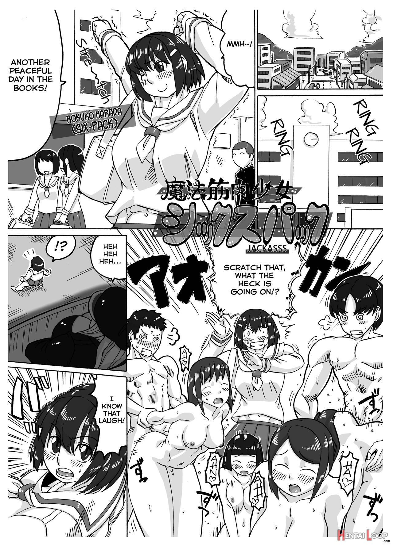 Magical Muscle Girl Six-pack page 21
