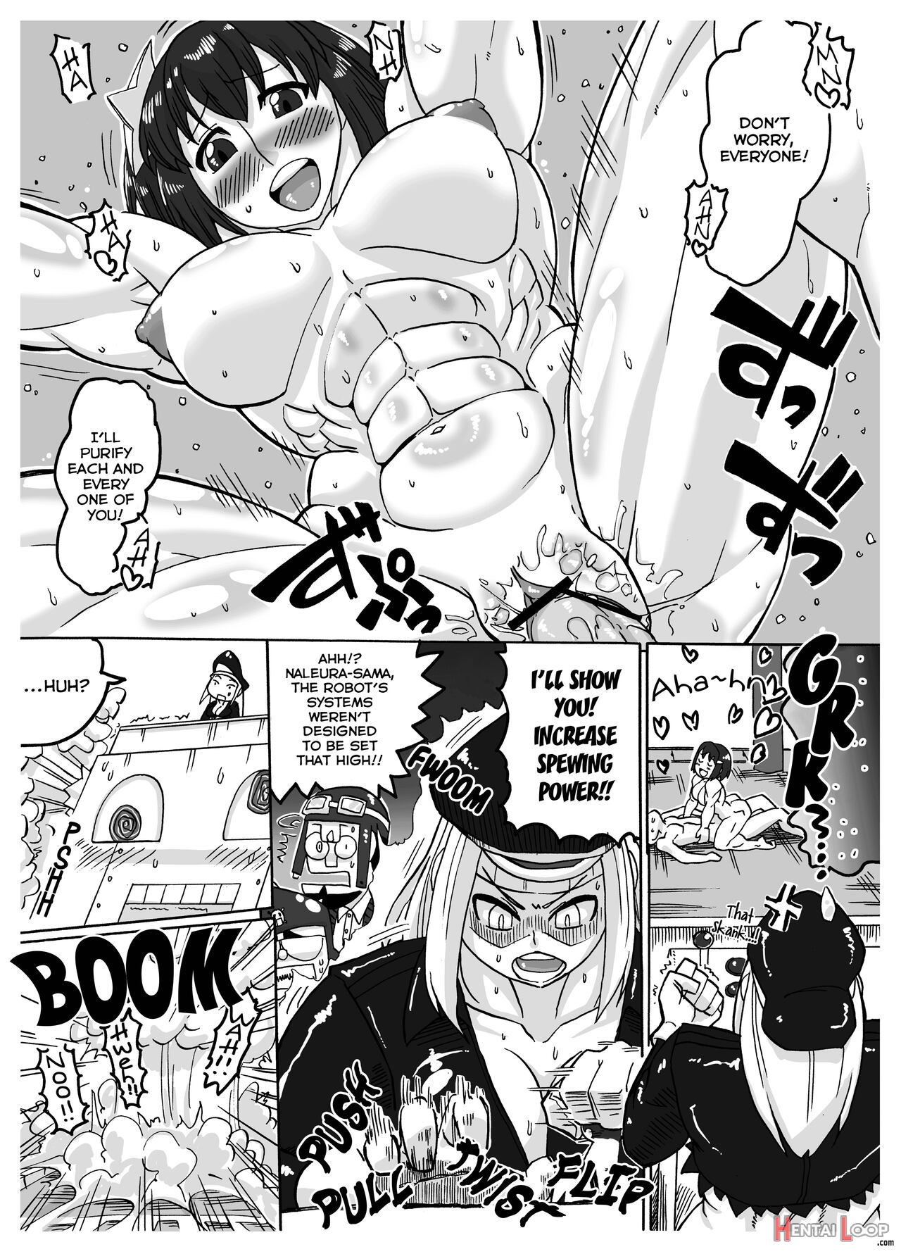 Magical Muscle Girl Six-pack page 25