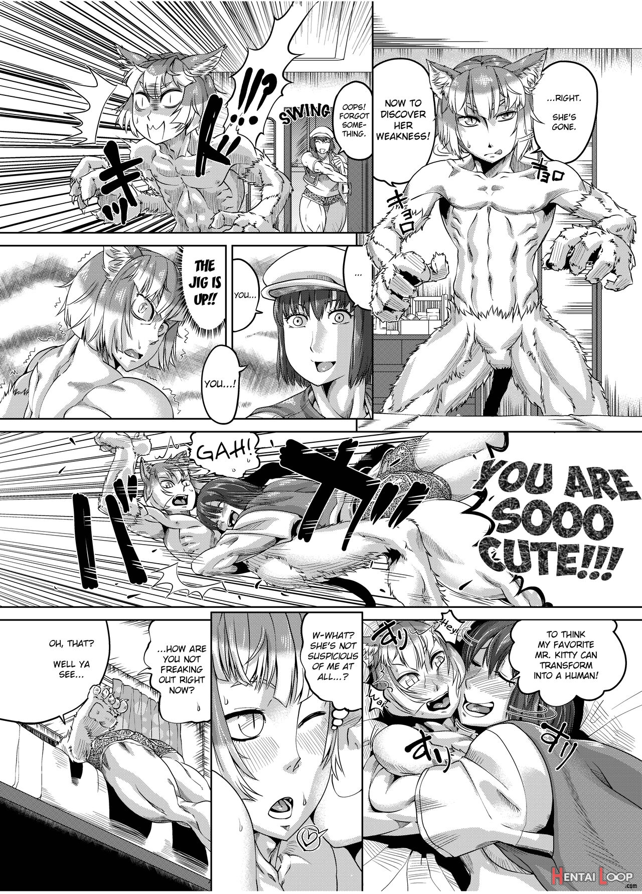 Magical Muscle Girl Six-pack page 46