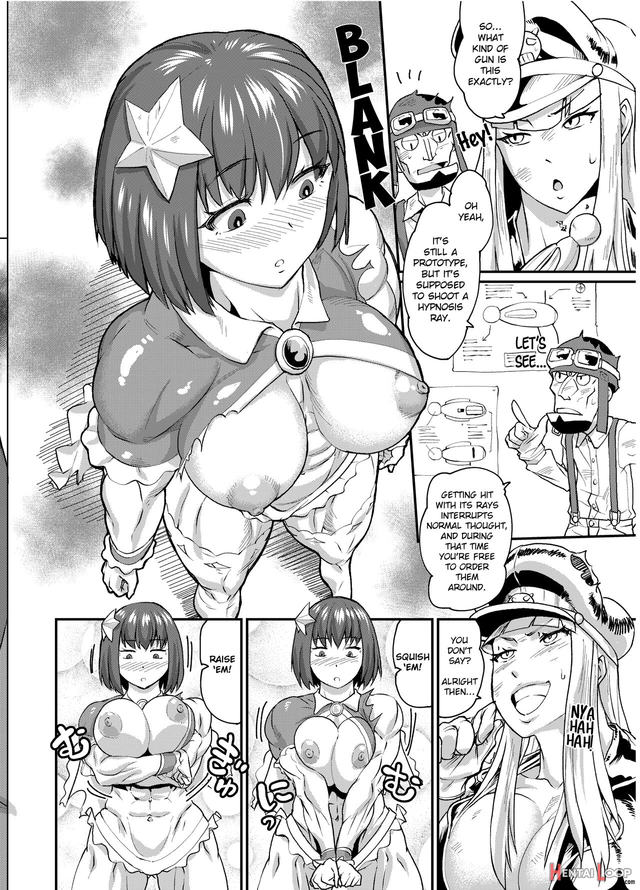 Magical Muscle Girl Six-pack page 66