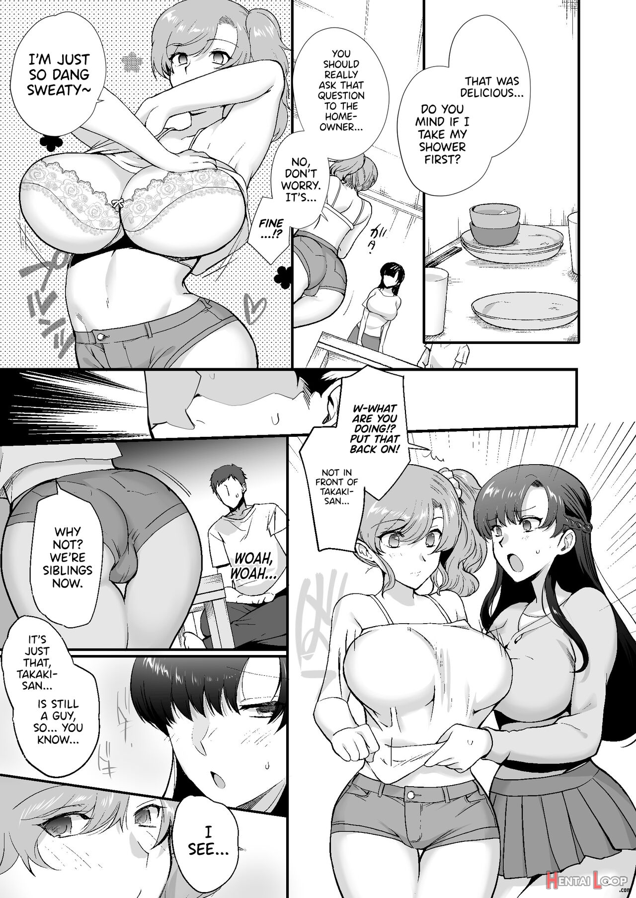 My Roommates Are Way Too Lewd ~living In A One-room Apartment With Two Perverted Sisters~ page 18