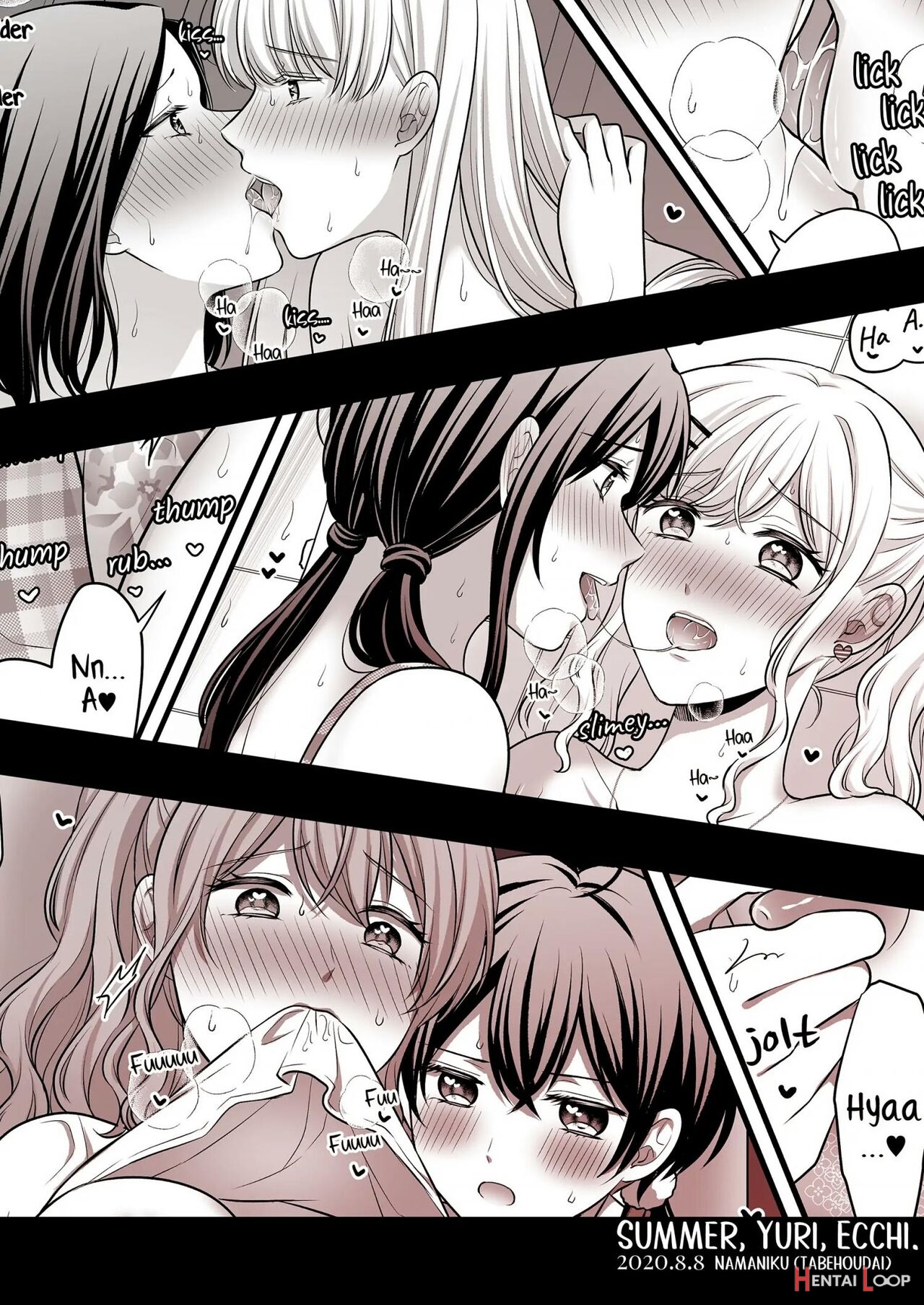 Natsu, Yuri, Ecchi - Summer, Yuri, Sex. page 12