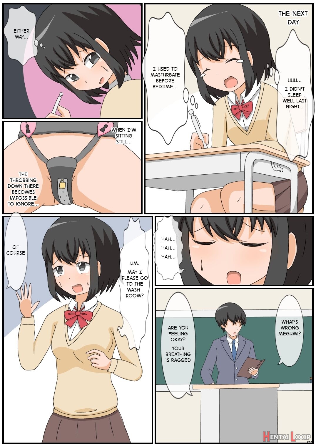 Onanie Kinshi Seikatsu!? Ecchi Zuki No Jk Ga Teisoutai De Zecchou Kanri Sareta Kekka... page 19