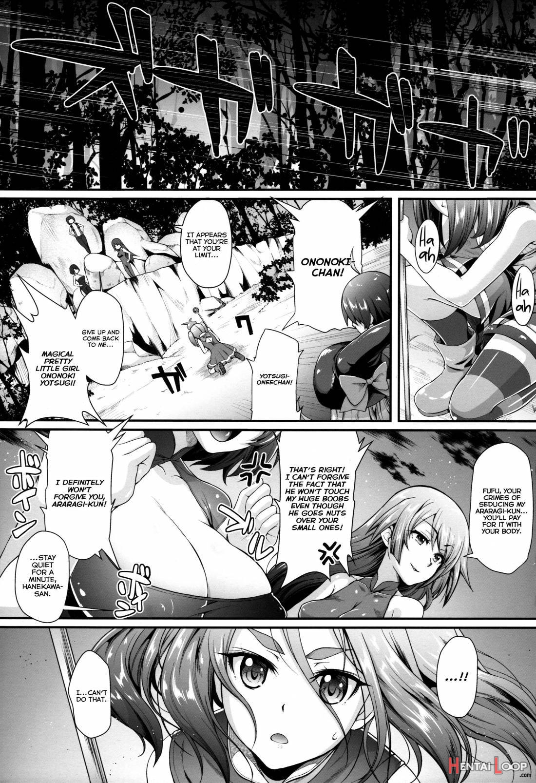 Pachimonogatari Part 11: Yotsugi Magika page 3