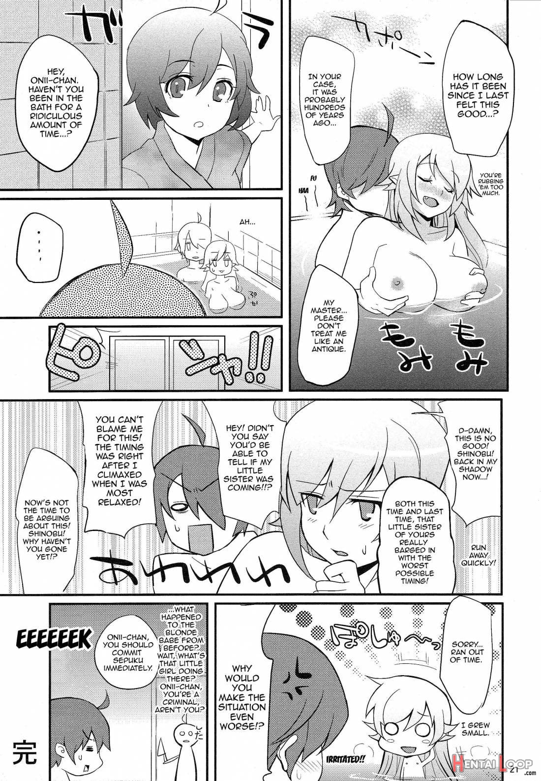 Pachimonogatari Part 4: Shinobu Envy page 20