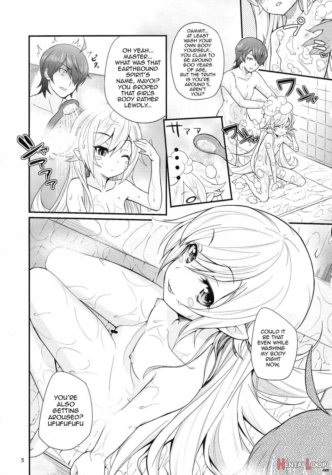 Pachimonogatari Part 4: Shinobu Envy page 4