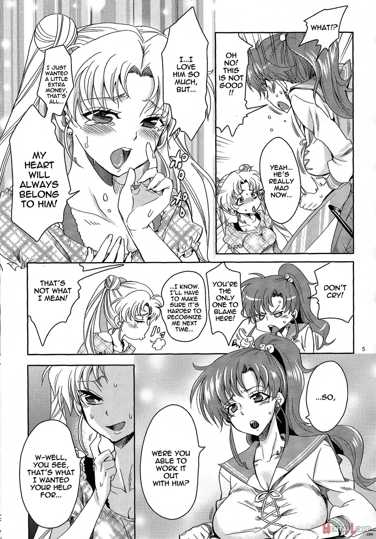 Punish The Pretty Sailor Soldiers ~reverse Ntr~ page 4