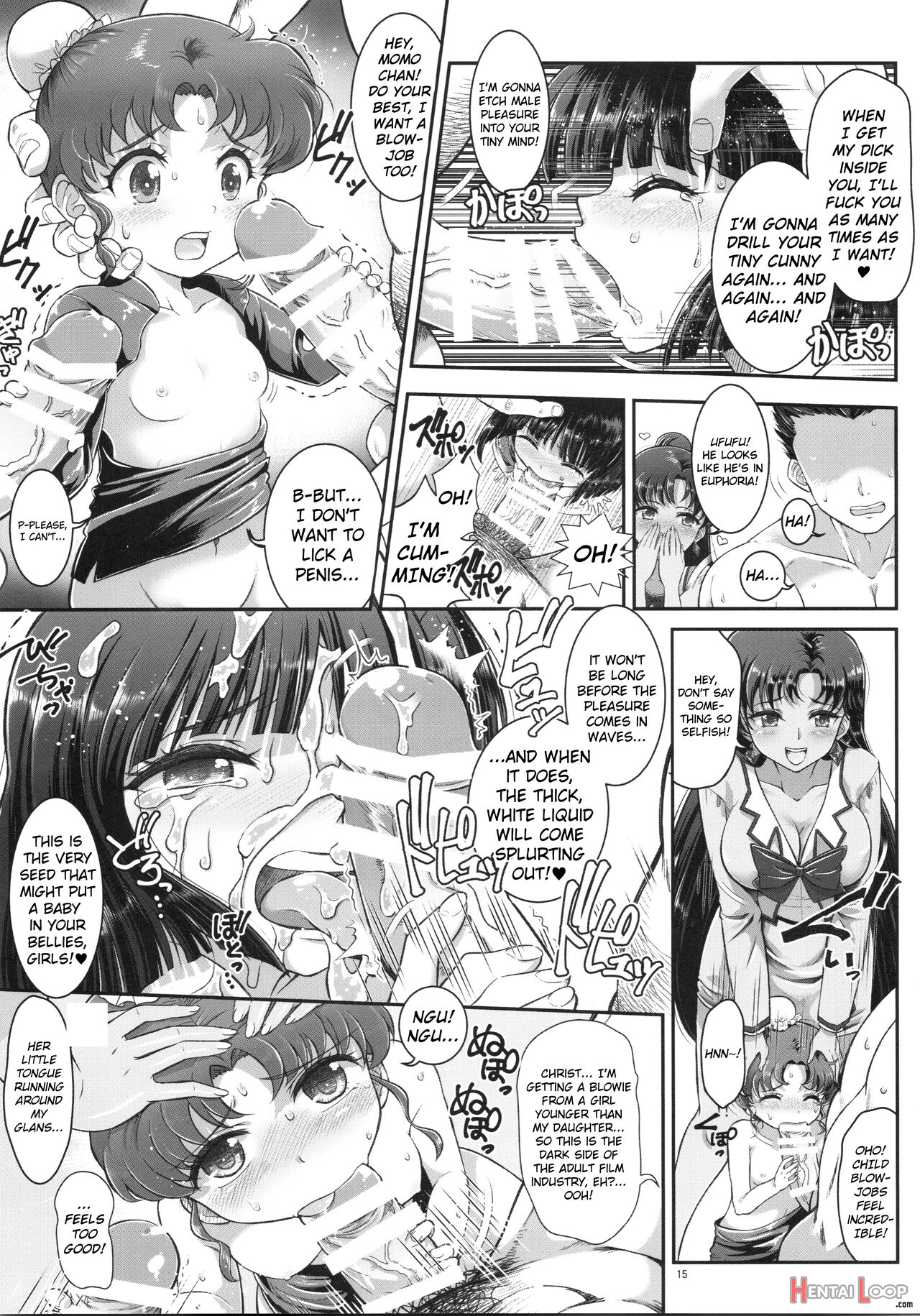 Sailor Av Kikaku ~js 3-ningumi Ni Shutsuen Koushou!! Classmate No Me No Mae De Gachinko Kozukuri Sex!?~ page 12