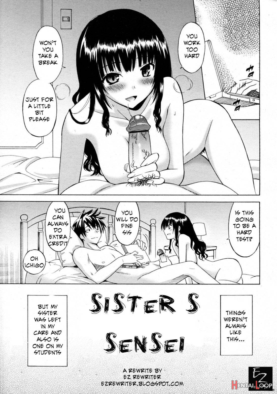 Sister’s Sensei page 1