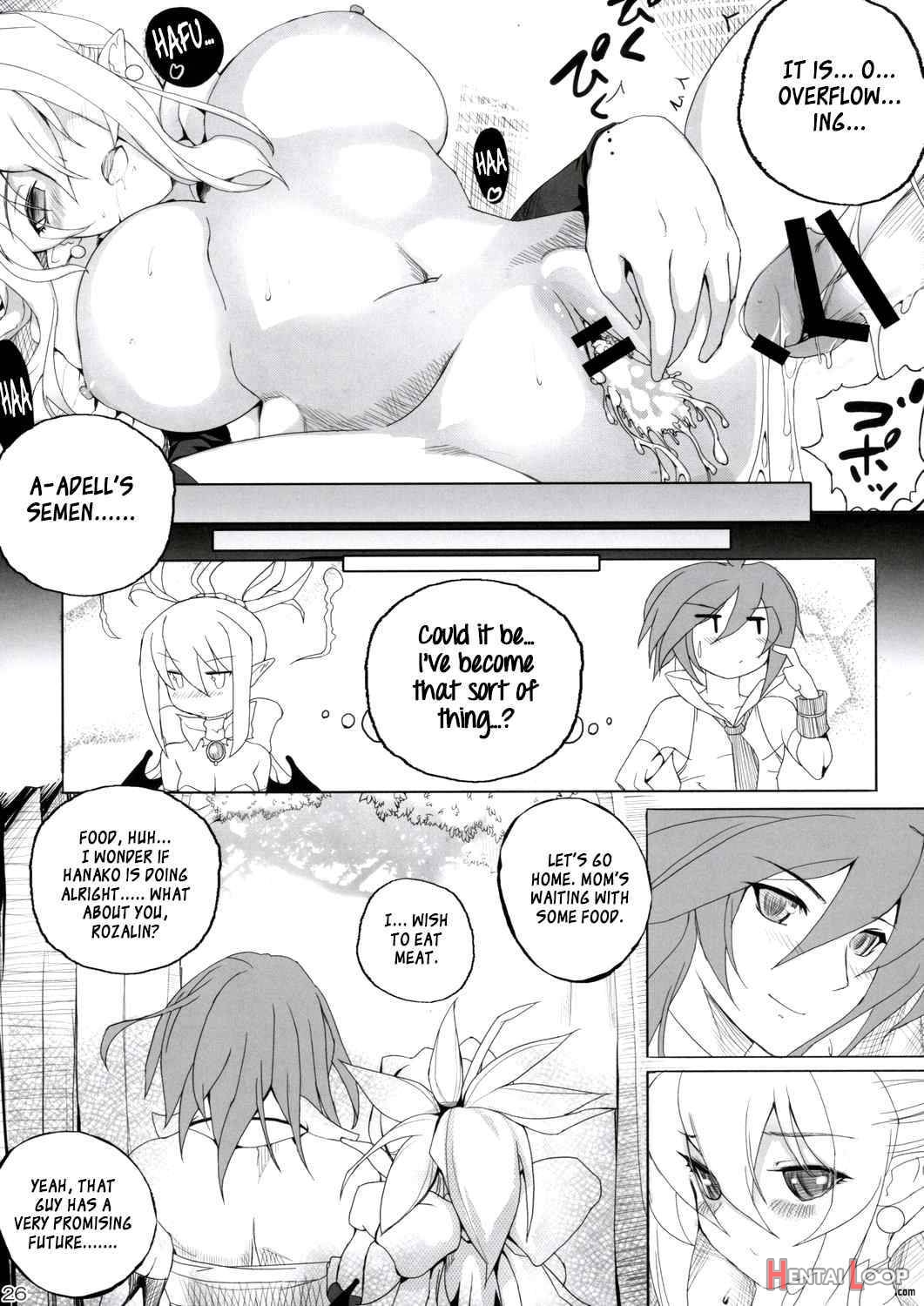 Tsun Ero Rosalie ga Sekimen suru hodo Amaama ni Kenagena Gohoushi de Hatsu Ecchi Shichau Hon page 25