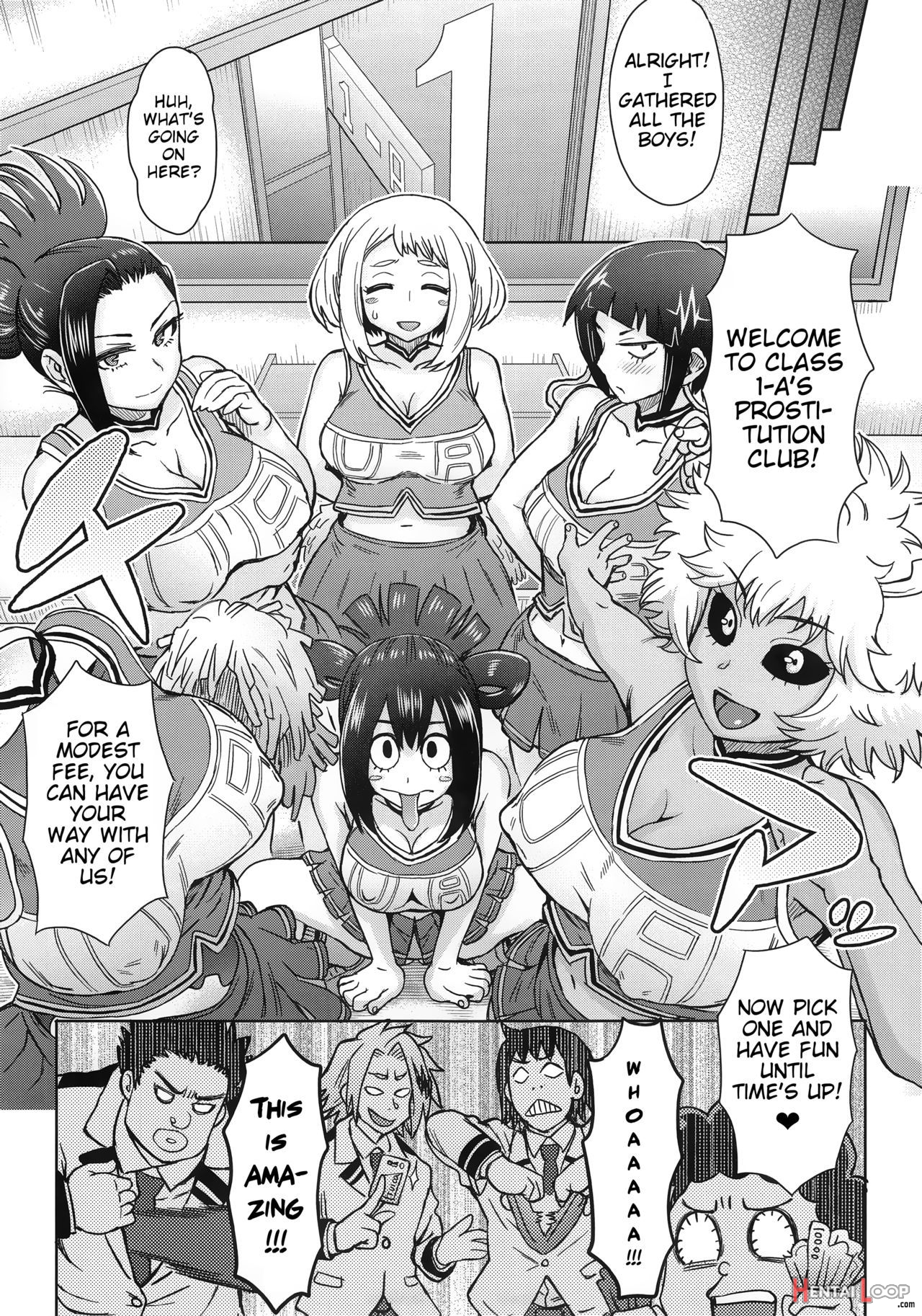 Uraraka's Behindscenes Prostitution page 11