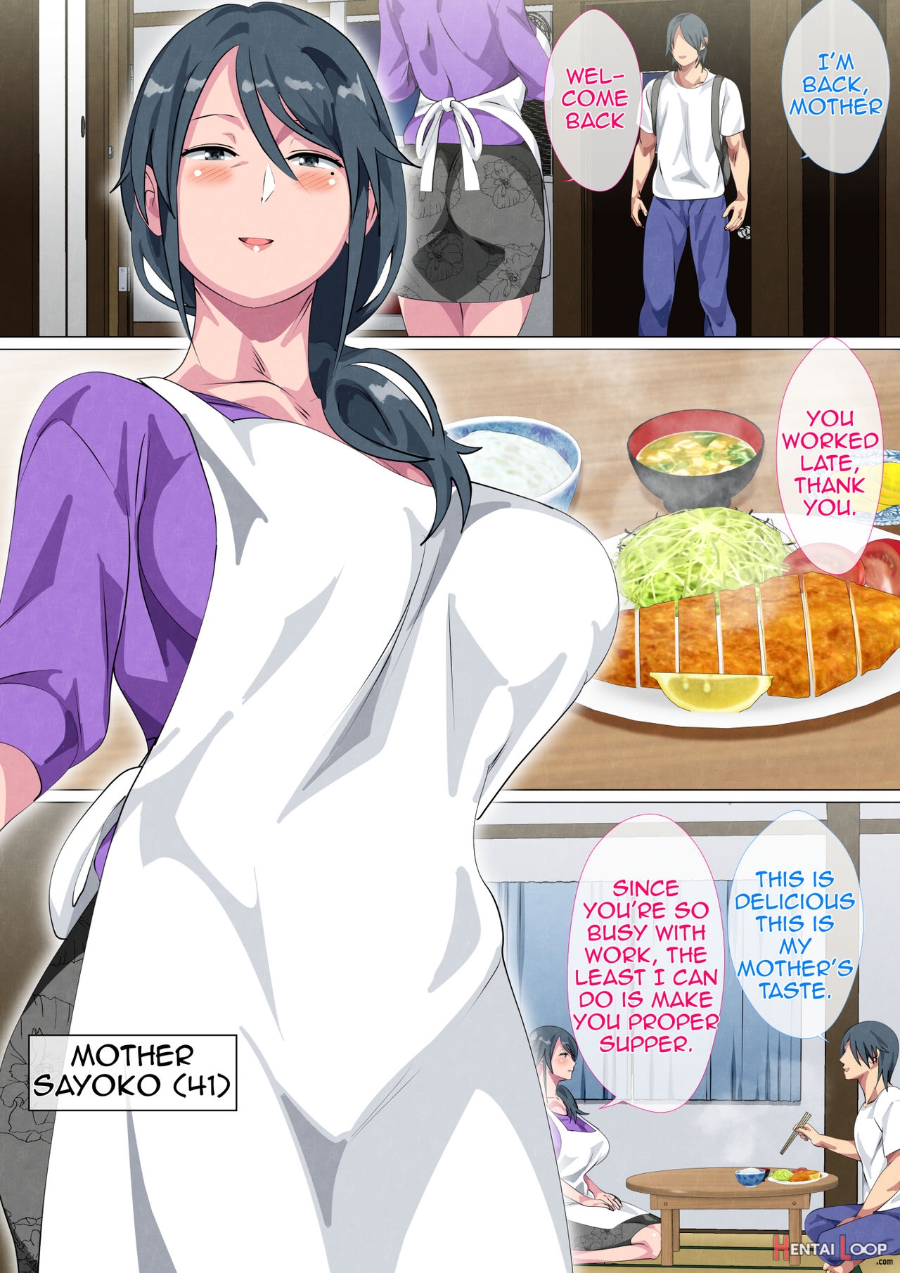 Widowed Mother Sayoko ~record Of A Copulation Of A Mother And Son Living In A Small Room~ page 3