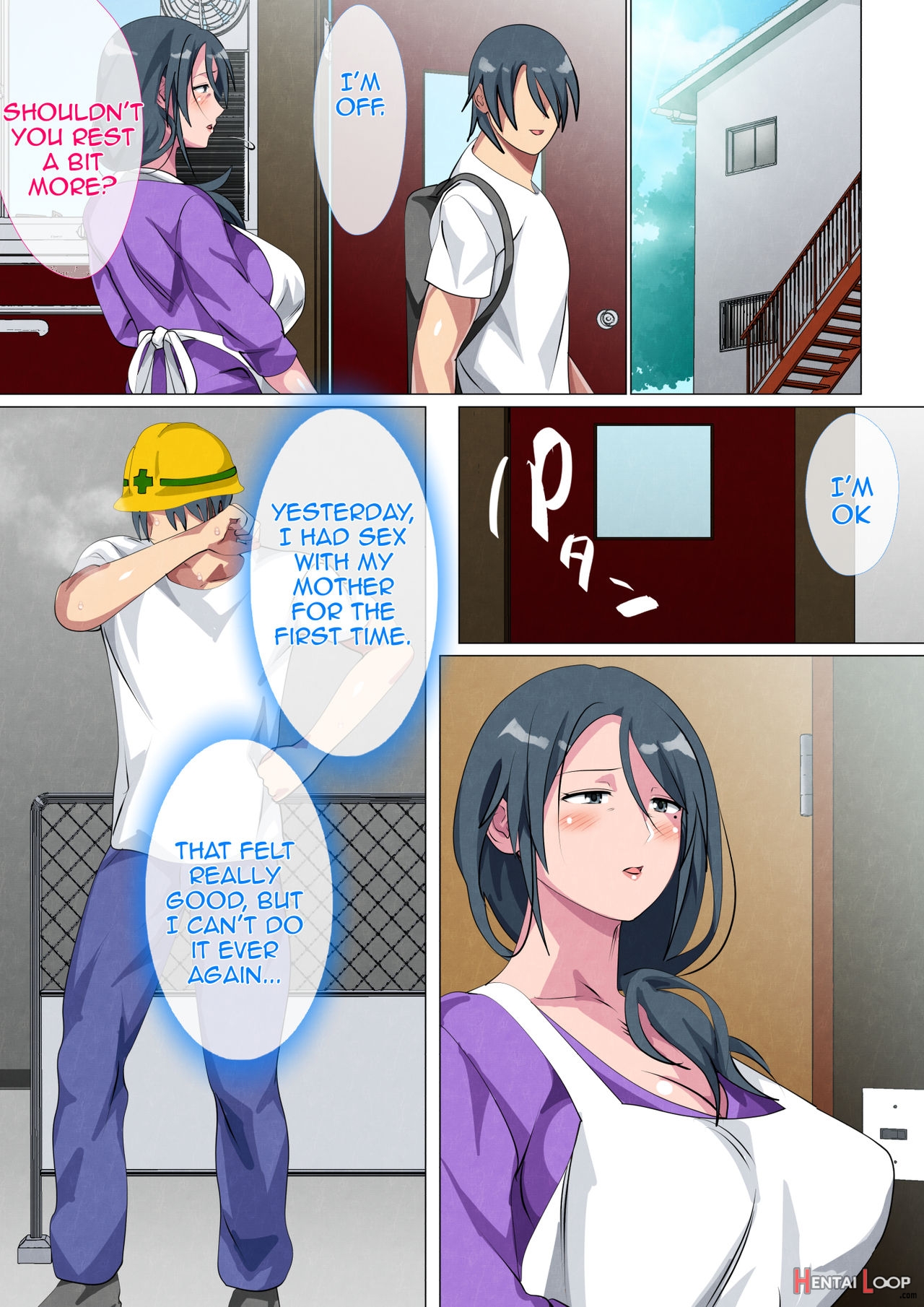 Widowed Mother Sayoko ~record Of A Copulation Of A Mother And Son Living In A Small Room~ page 52