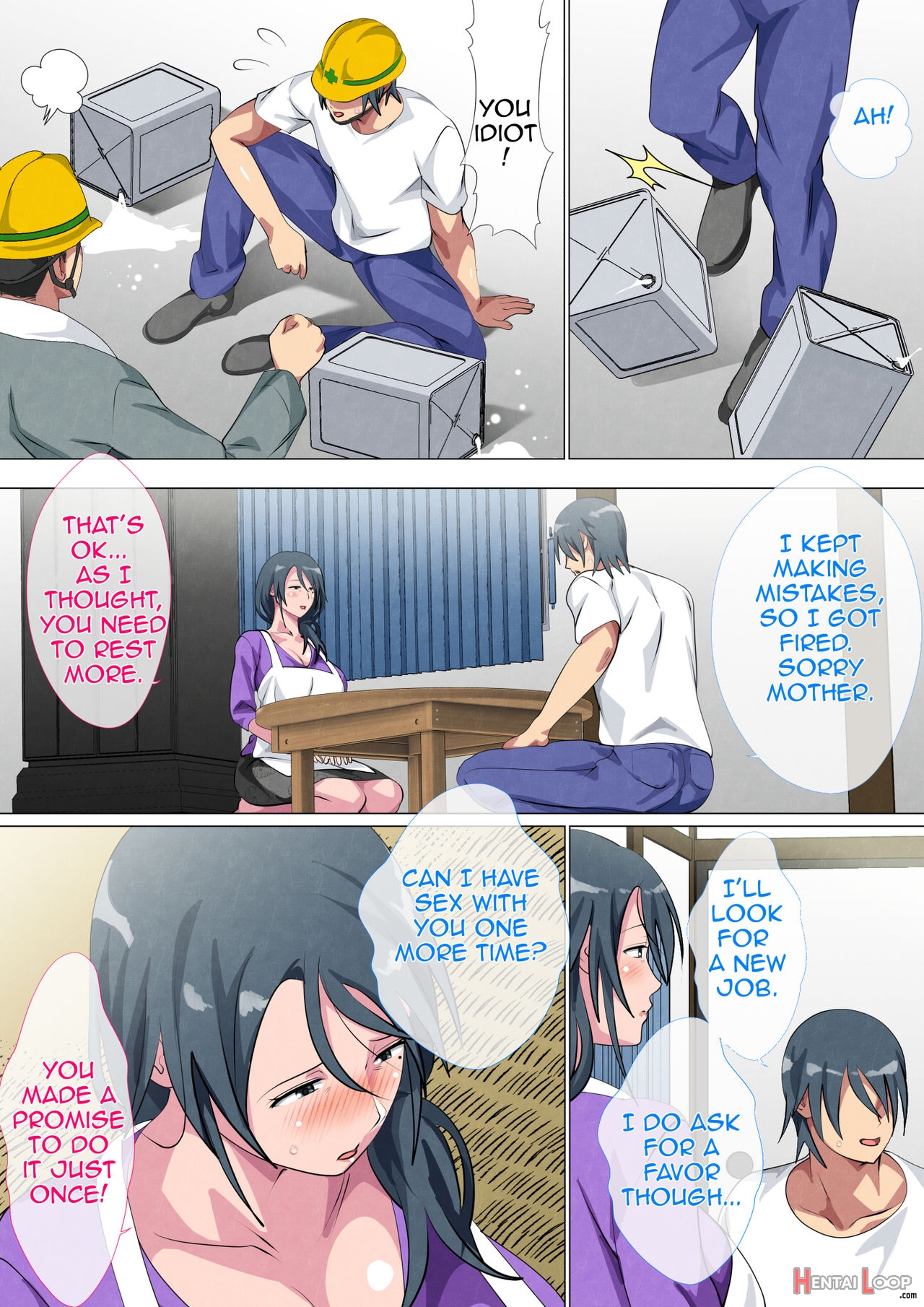 Widowed Mother Sayoko ~record Of A Copulation Of A Mother And Son Living In A Small Room~ page 53