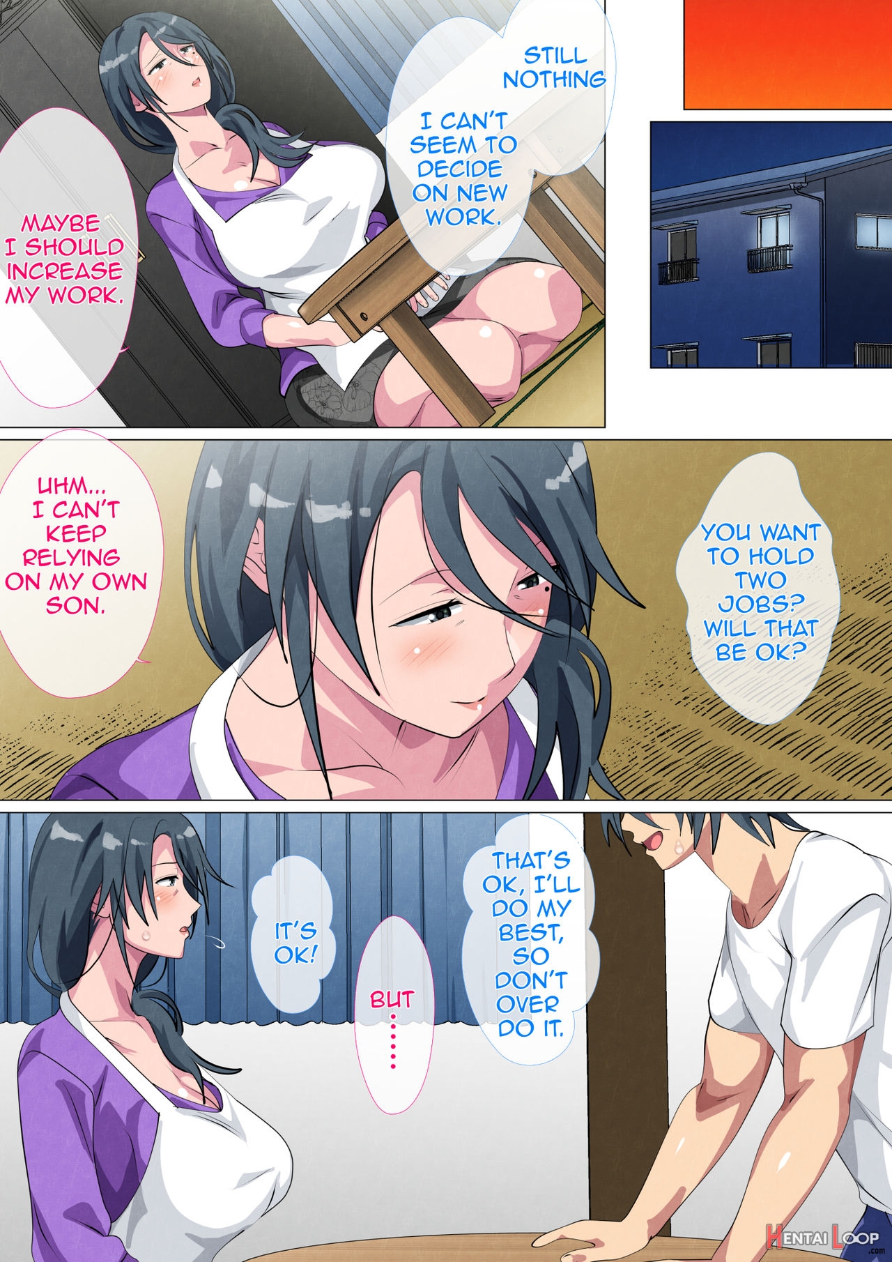 Widowed Mother Sayoko ~record Of A Copulation Of A Mother And Son Living In A Small Room~ page 62