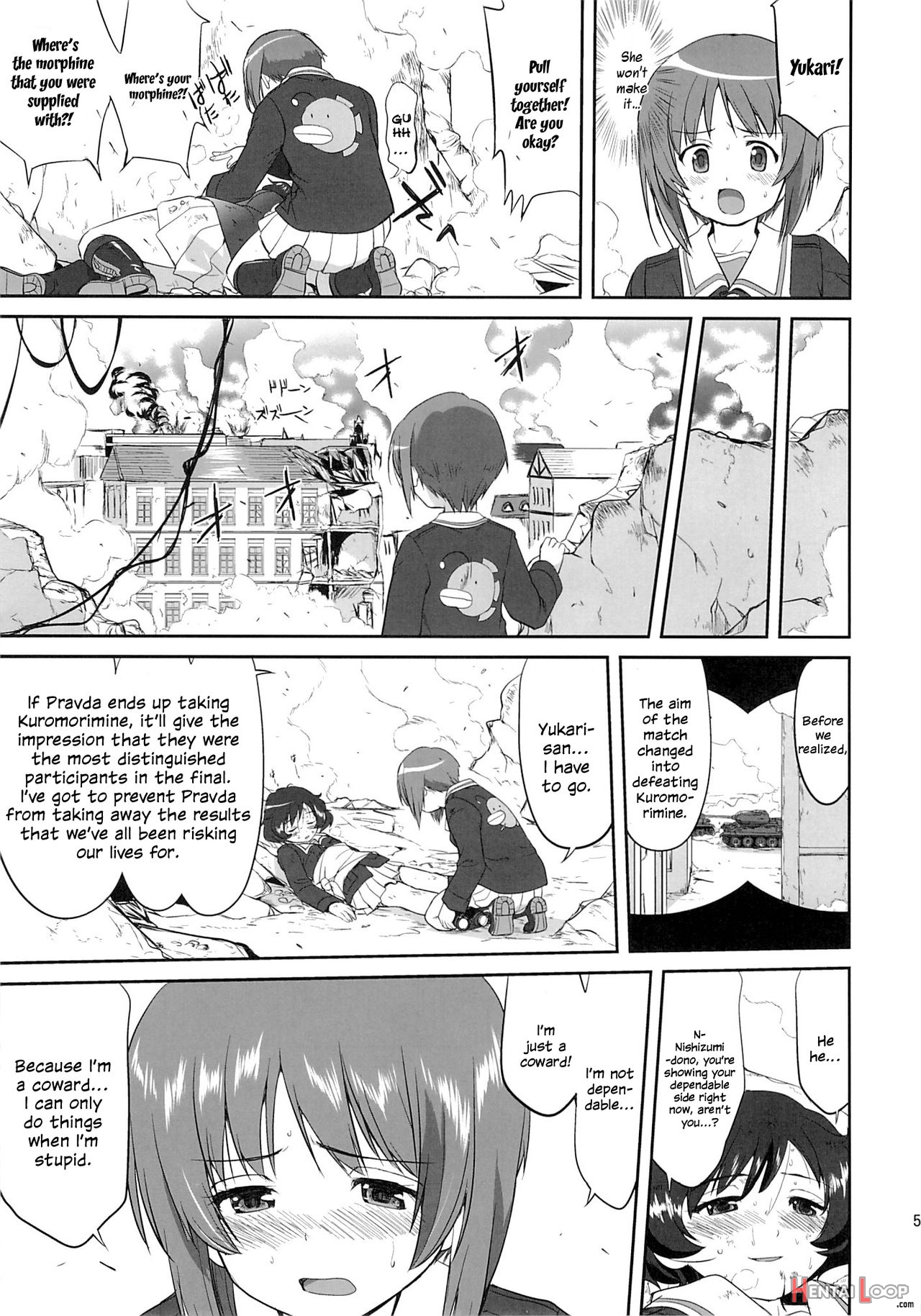 Yukiyukite Senshadou Kuromorimine No Tatakai page 52